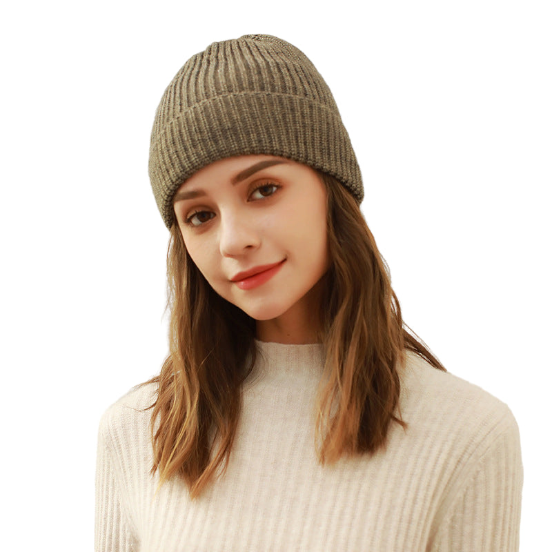 Thick Ribbed Winter Beanie