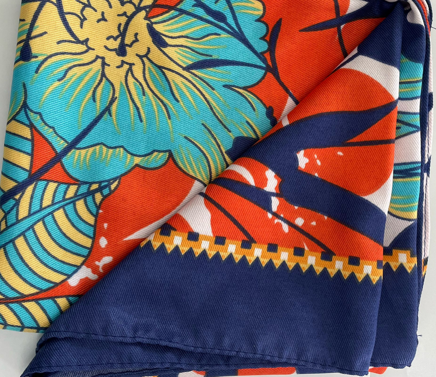 Twill Cotton Square Scarves