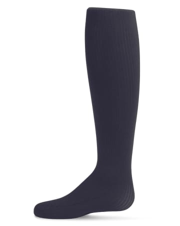 Memoi Fine Ribbed Tights- MK214