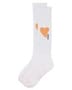 Memoi Single Heart Logo Knee High