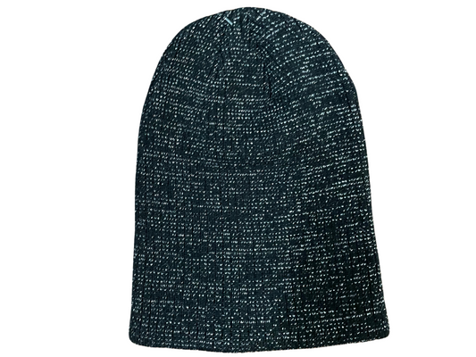 Sparkle Knit Thick Ribbed Beanie