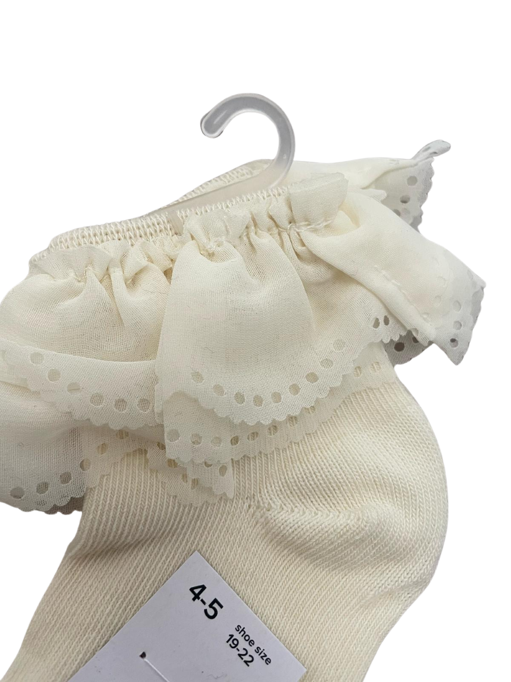 JRP Scallop Lace Anklet- Girls Shabbos Sock