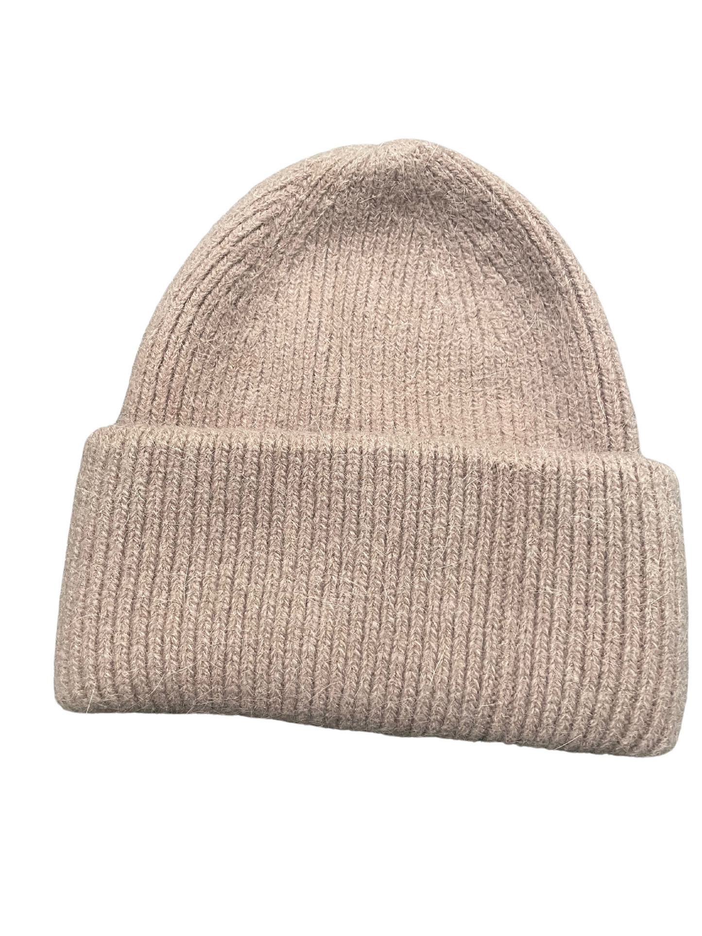 Thick Band Knit Cashmere Beanie
