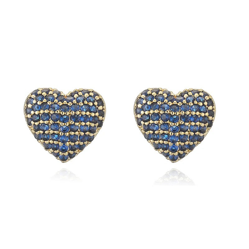 Heart Stud Earrings