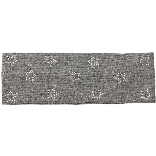 Ribbed silver Star Headband
