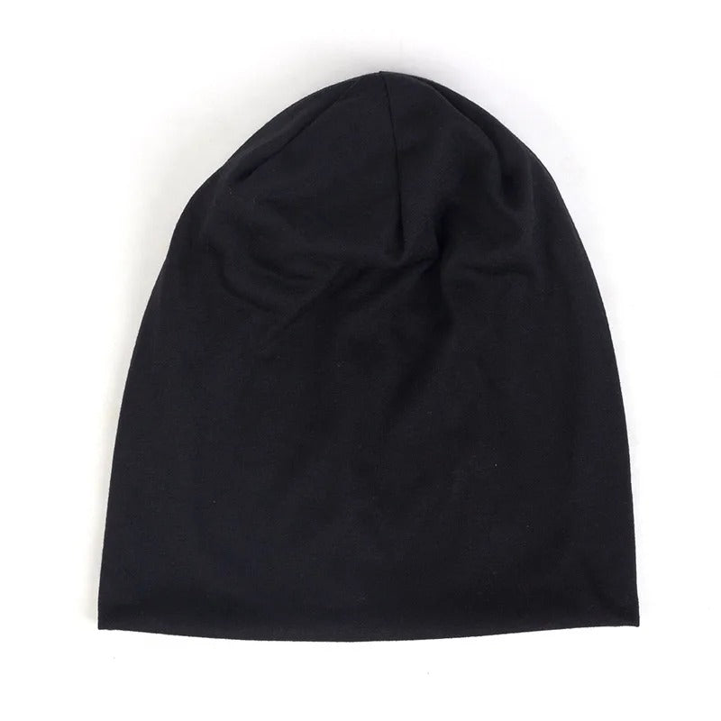 Basic Slouch Beanie- Black