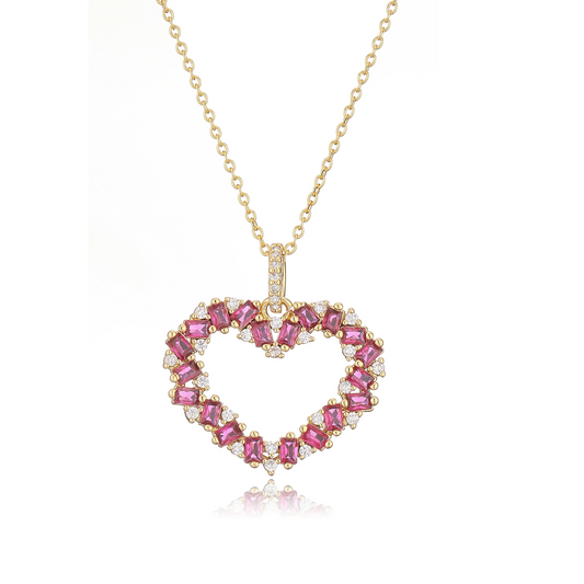 Heart Encrusted Necklace
