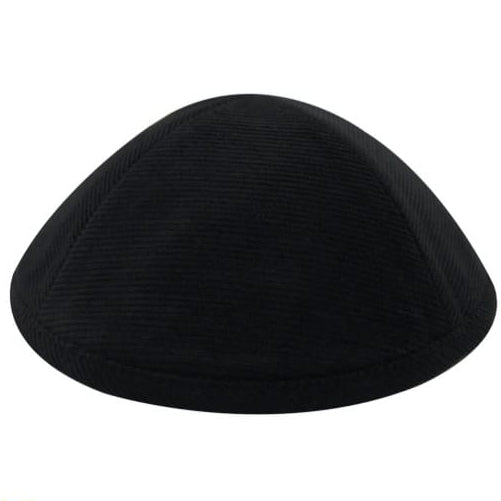 MJudaica Black Corduroy Kippa- 044