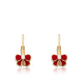 Hypoallergenic Bow Leverback Earrings