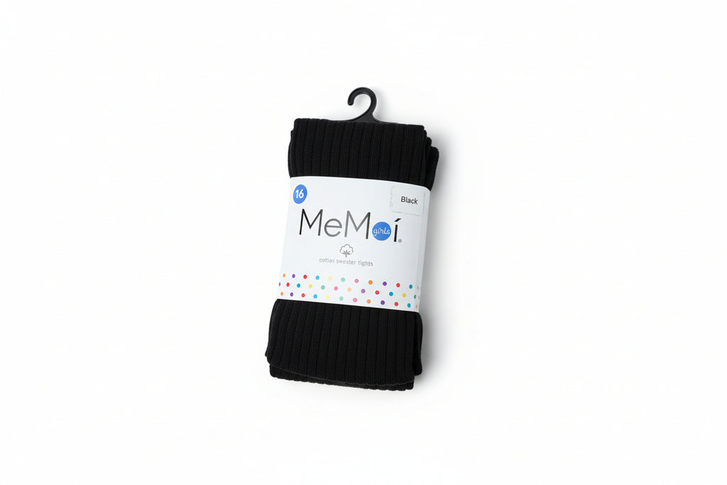 Memoi Girls Cotton Sweater Tights Ribbed- MK- 302- Teen Sizes Only