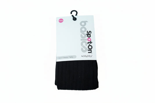 Spot On Basic Cotton Ribbed Sweater Tights-Large Teen Sizes - SP-3450T
