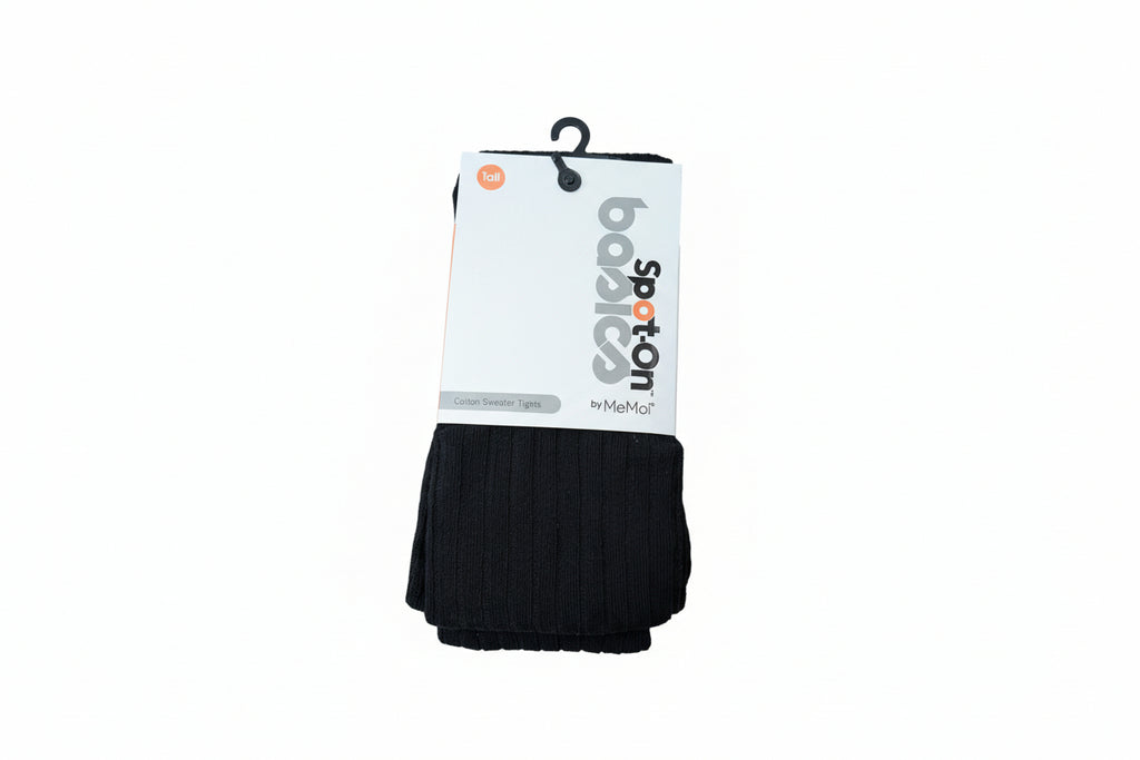 Spot On Basic Cotton Ribbed Sweater Tights-Large Teen Sizes - SP-3405T