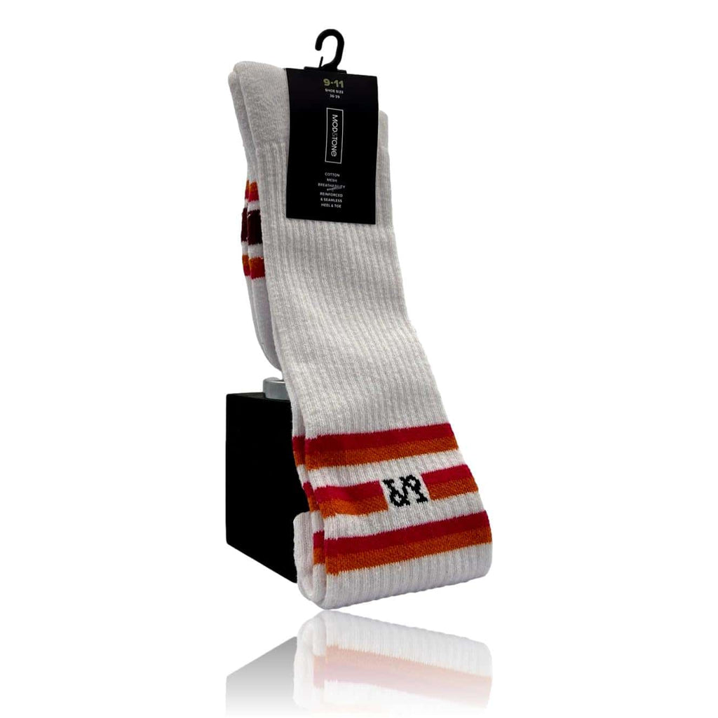 Mod & Tone Triple Stripe Sport Tube Knee Socks