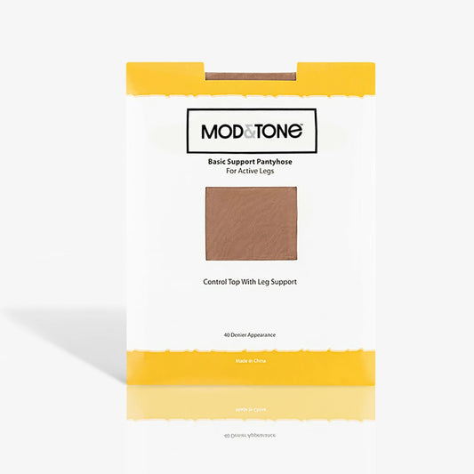 Mod and Tone 40 Denier Basic Support Pantyhose