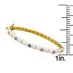 Enamel Flower Bangel