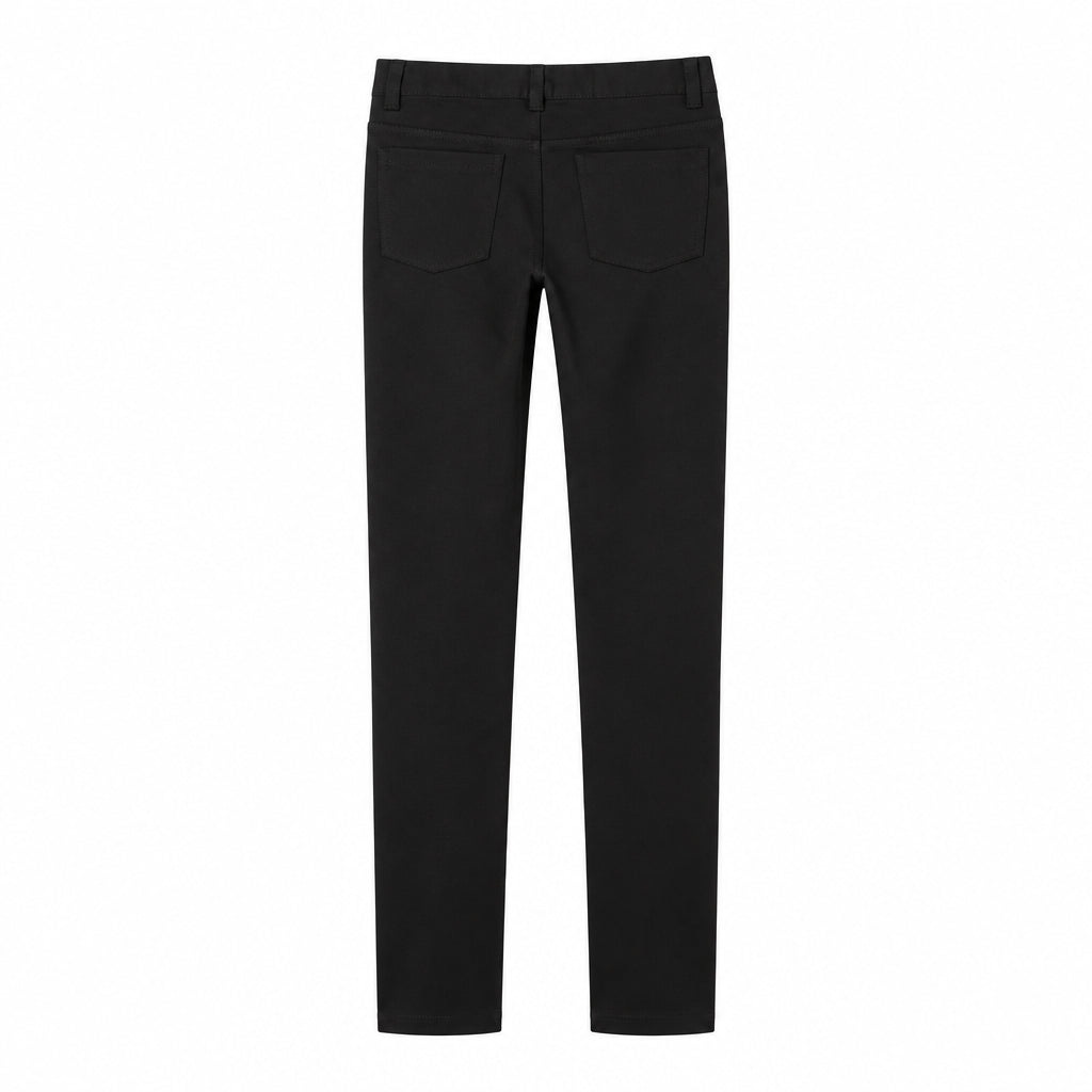 French Toast Stretch Skinny Knit Pull on School Pants