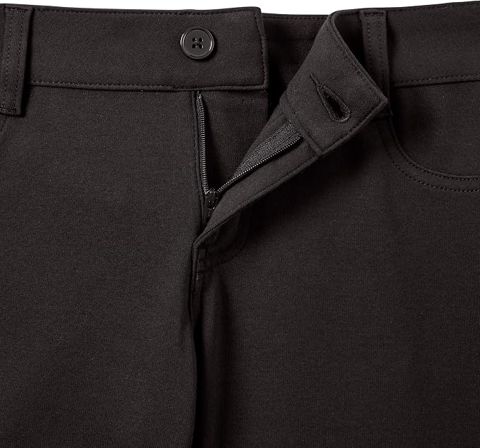 French Toast Stretch Skinny Knit Pull on School Pants