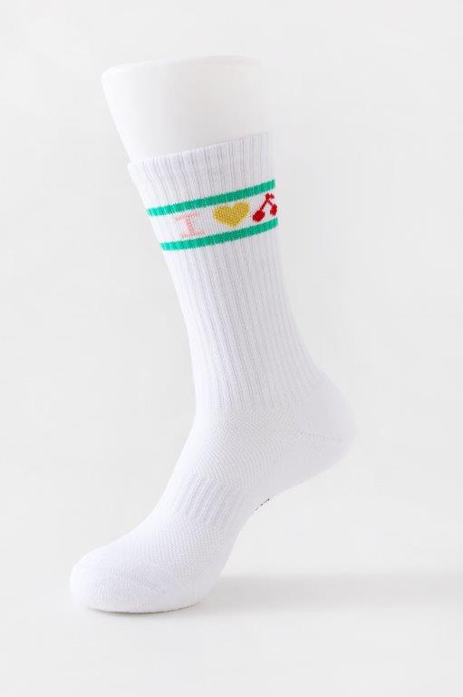 Mod & Tone I Love Cherries Midi Socks