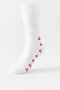 Mod & Tone Girls Cherry Ankle Sock