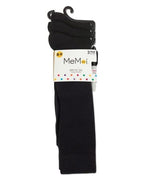 Memoi Girls 3 Pair Pack Pen Flat Knee Socks  - Promo 710