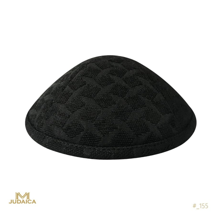 Black Velvet Squares Kippa- 155