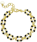 Oval Accent Link Bracelet