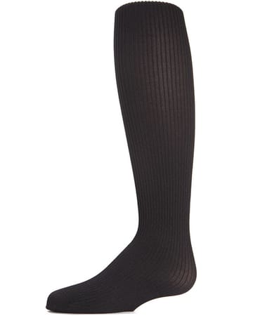 Memoi Textured Ribbed Opaque Microfiber Tights- MK-209