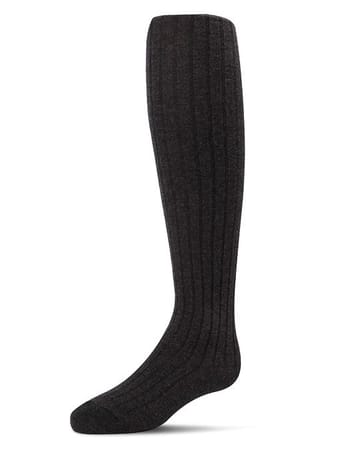 Memoi Spot on Basics Ribbed Knee Socks