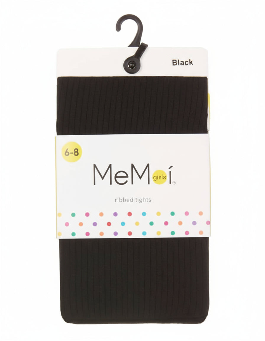 Memoi Fine Ribbed Tights- MK214