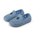 Slingers Adventure Slip Ons Boys Chambray/ Star Perforation