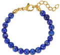 Blue Lapis Beaded Bracelet