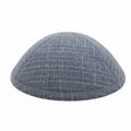 Light Blue Textured Kippa- 104