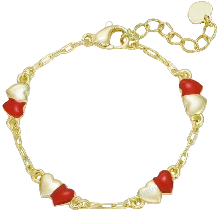 Split Heart Adjustable Bracelet