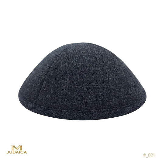 Flannel Navy Kippa