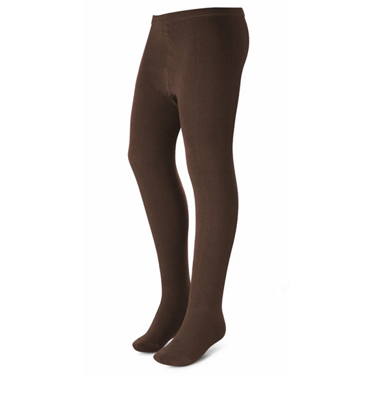 Zubii Flat Cotton Tights Chocolate