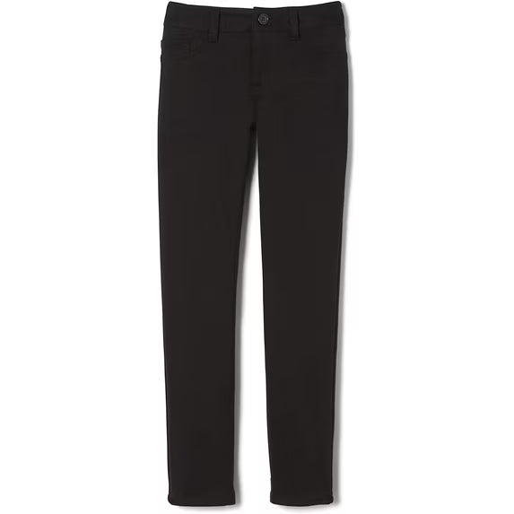 French Toast Stretch Skinny Knit Pull on School Pants