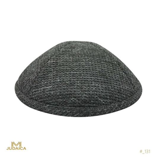 Grey Jersey Square Kippa