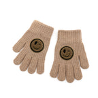 Kids Winter Smiley Patch Gloves