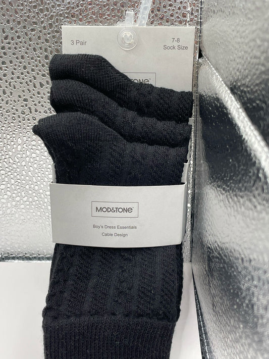 Mod and Tone Boys 3 - Pair Pack Knit Shabbos Socks