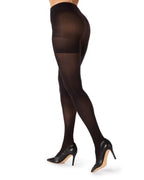 Memoi 2 Pair Women's Opaque Shaper Control Top Tights - MJB 150