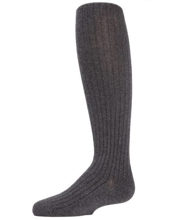Memoi Girls Cotton Sweater Tights Ribbed- MK- 302- Teen Sizes Only