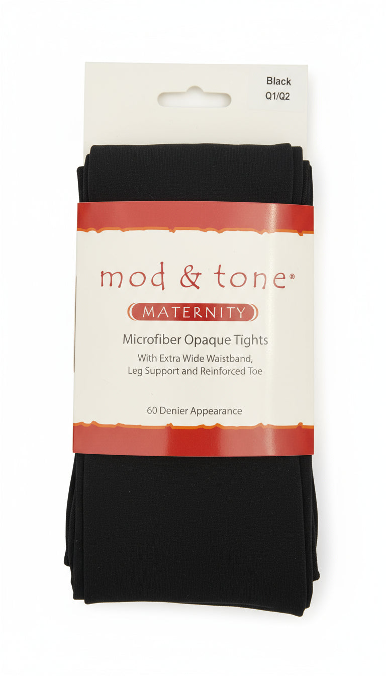Mod & Tone Opaque Maternity Tights