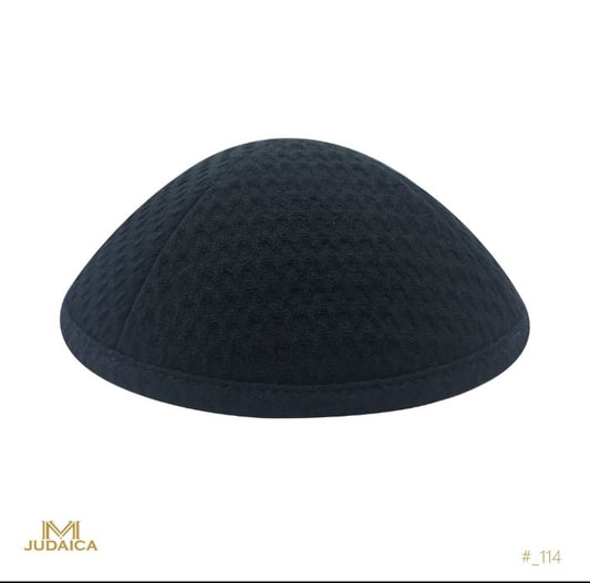 Navy Circle Thread Kippa