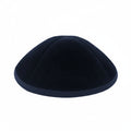 Navy Velvet 4 Part Kippa- 029