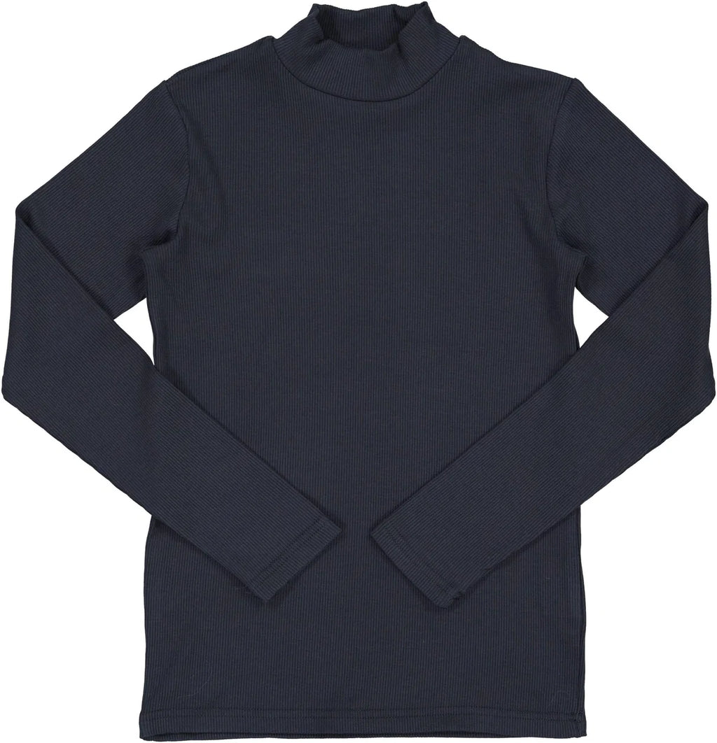 Harti Ribbed Mockneck Long Sleeve Shell - Girls/ Teens