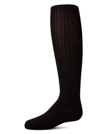 Memoi Girls 3 Pair Pack Ribbed Knee School Socks- Promo 712
