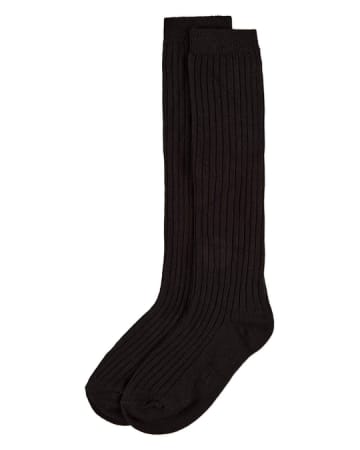 Memoi Girls 3 Pair Pack Ribbed Knee School Socks- Promo 712