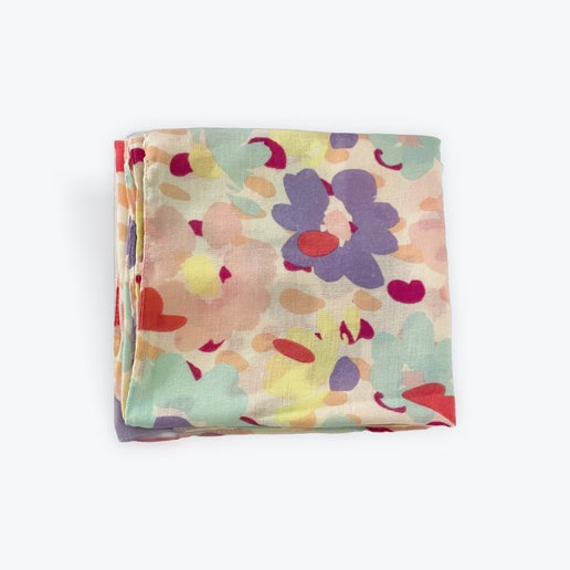 Pastel Flower Square Tichel