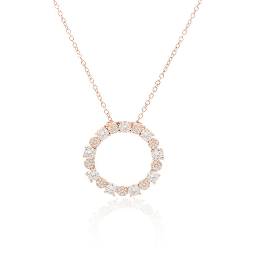 Halo Infinity Crystal Necklace