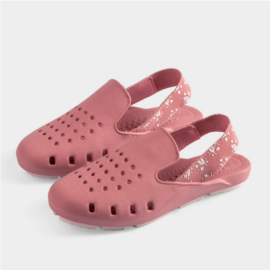 Slingers Mule Slingbacks- Mauve Blossoms